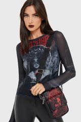 Headstone Crossbody Bag Killstar / Womens