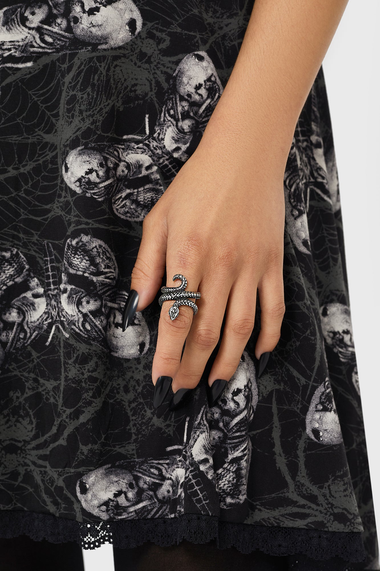 Vipers Sting Adjustable Ring Killstar / Womens