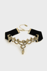 Deadly Coil Choker [Gold] Killstar / Womens