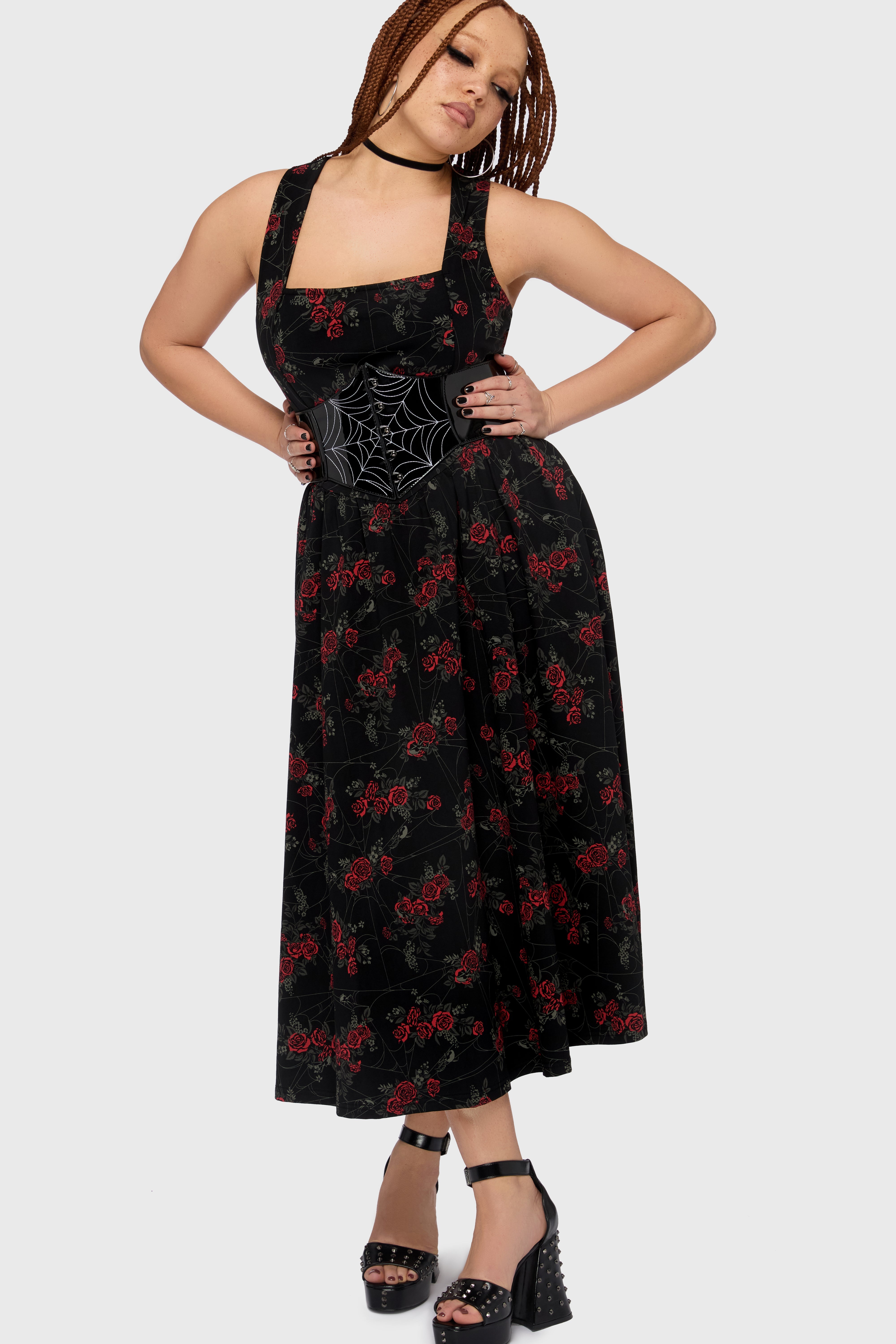 Devil's Darling Embroidered Waist Belt Killstar / Womens