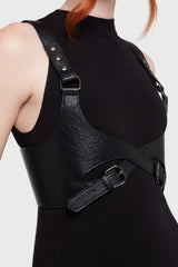 Roseate Harness [Black/Silver] Killstar / Womens