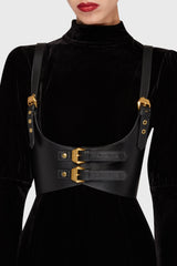 Ember Pit Harness [Black/Gold] Killstar / Womens