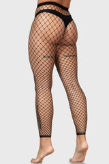 All Caught Up Fishnet Tights [B] Killstar / Womens