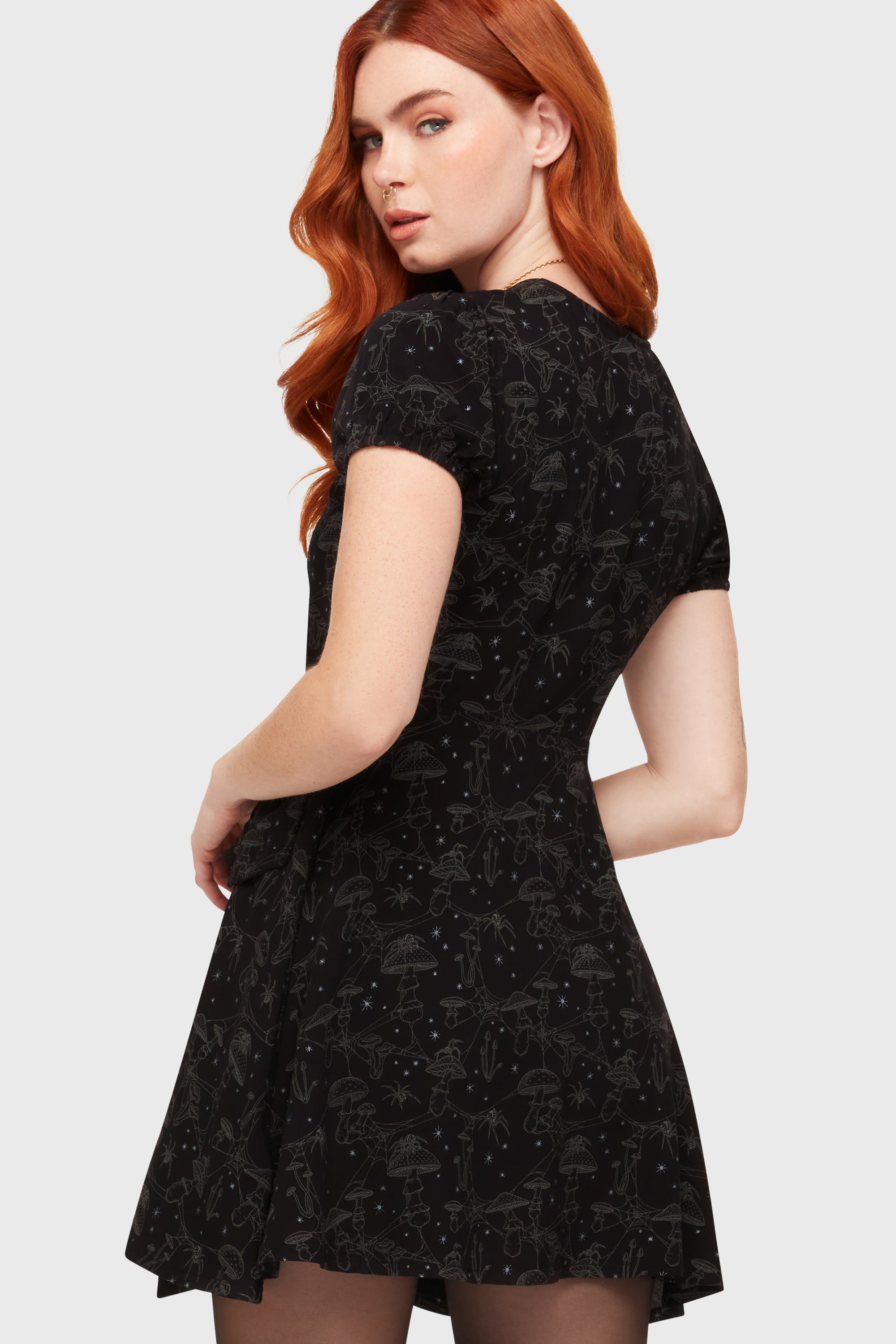 Garden Of Venom Mini Dress Killstar / Womens