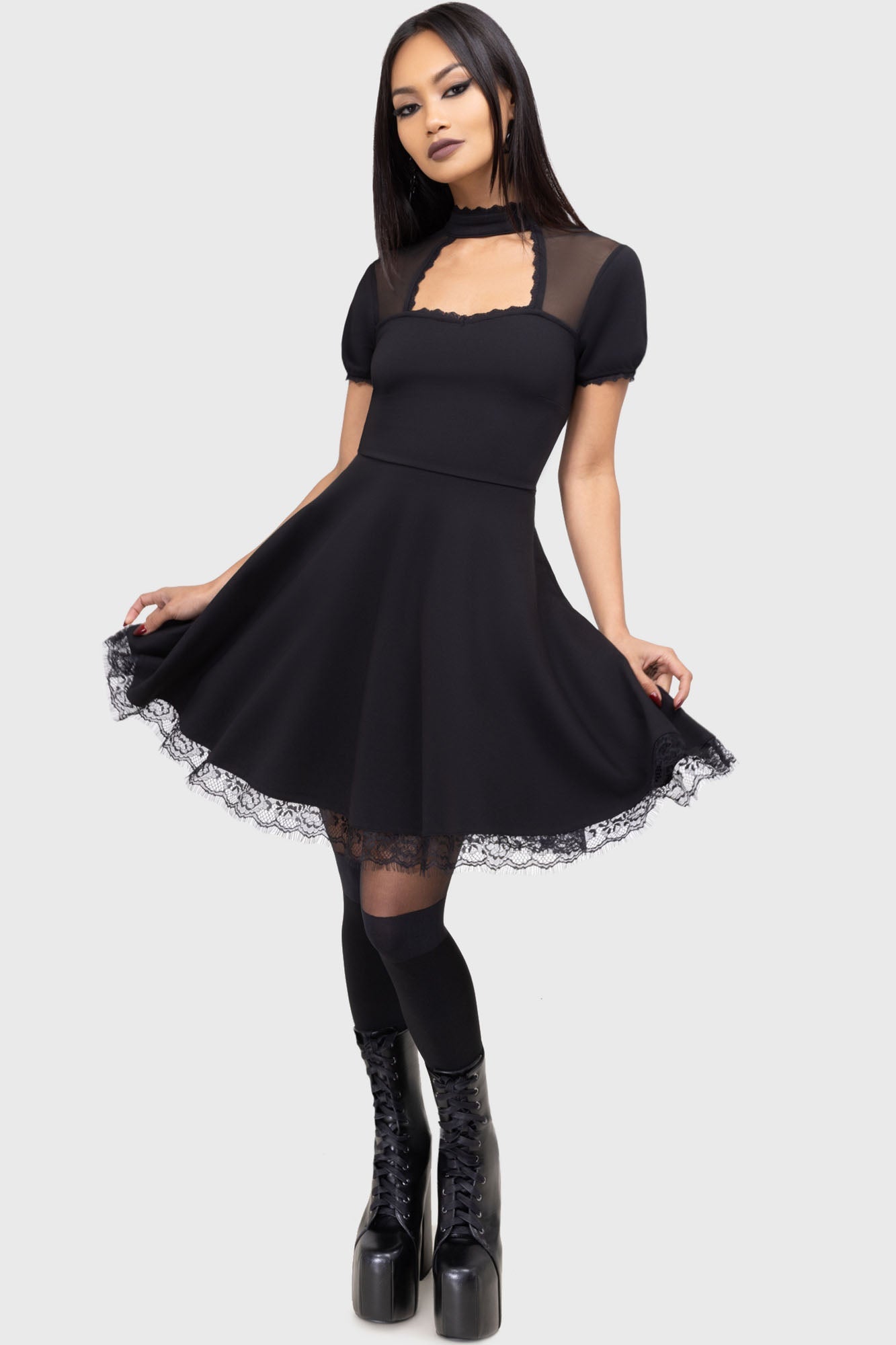 Draculana Skater Dress [B] Killstar / Womens
