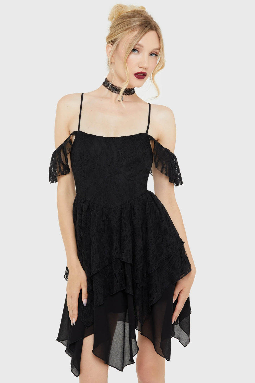 Haunted Union Dress [BLACK] Killstar / Womens