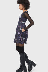 Dusk's Garden Mini Dress Killstar / Womens