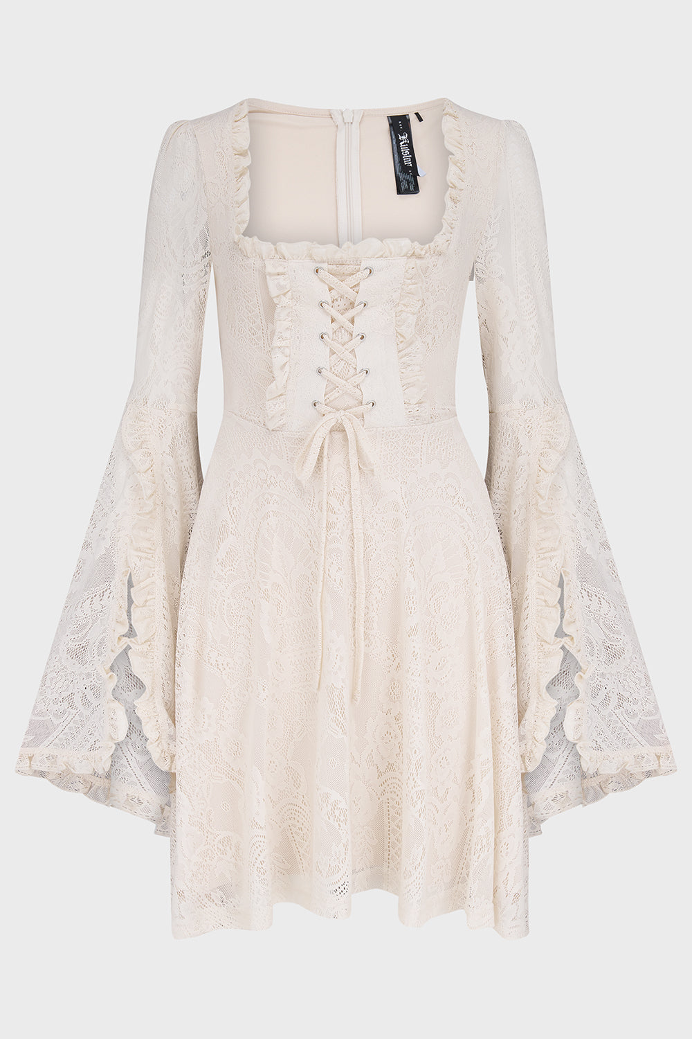 Killing Kisses Lace Maiden Dress [Ivory] Killstar / Womens