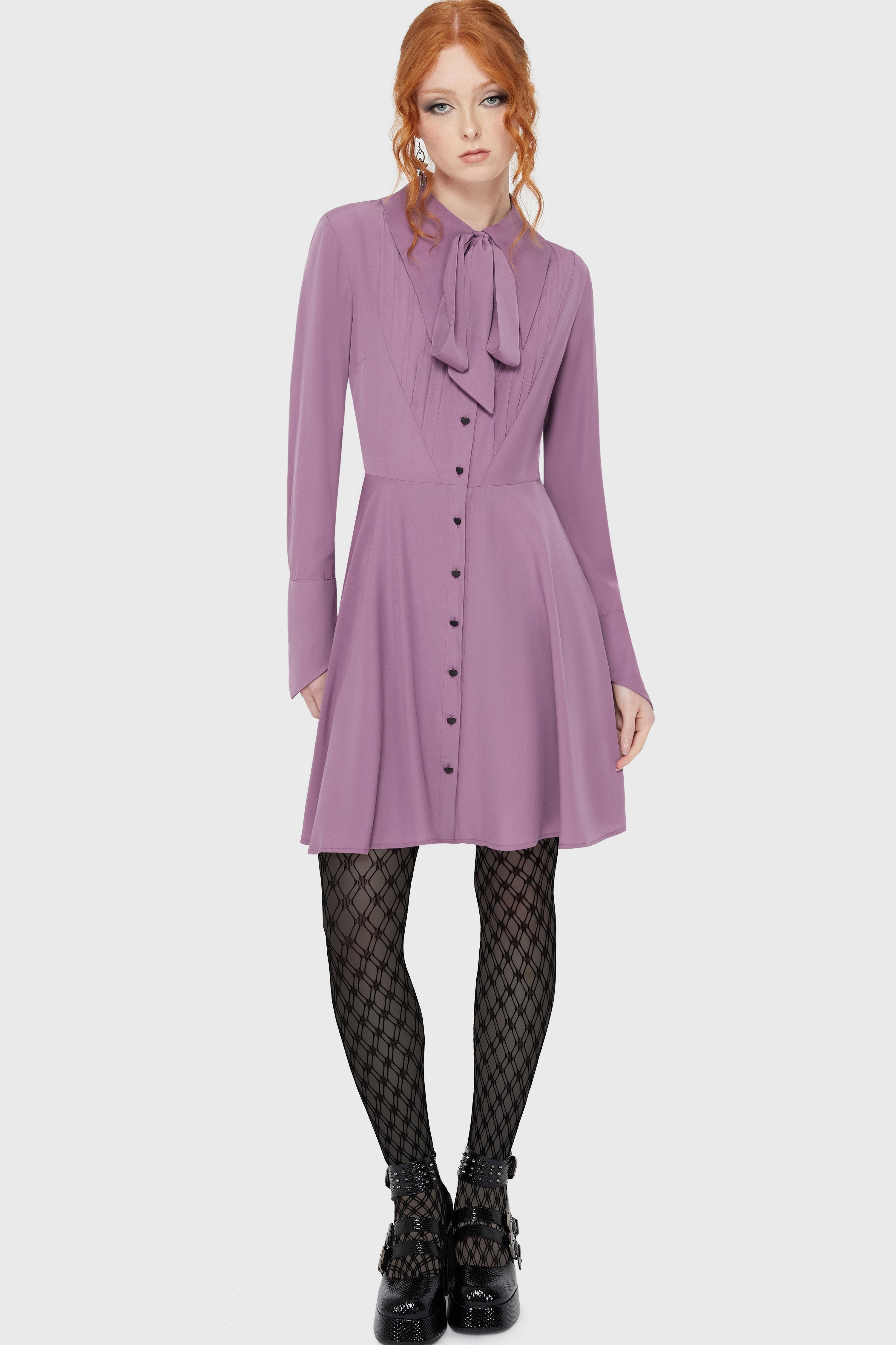 Lyricore Dress [Mauve] Killstar / Womens