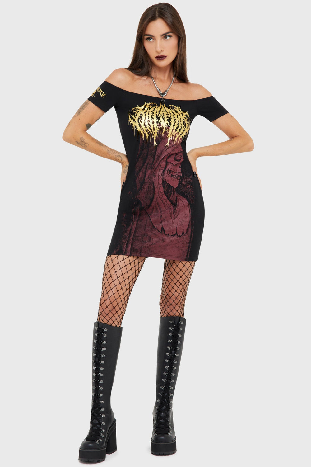 Arcane Rituals Mini Dress Killstar / Womens