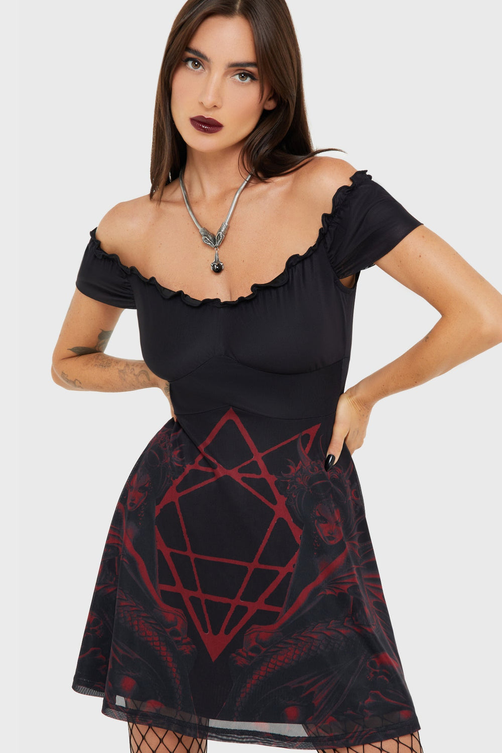 Atargatis Mini Dress Killstar / Womens
