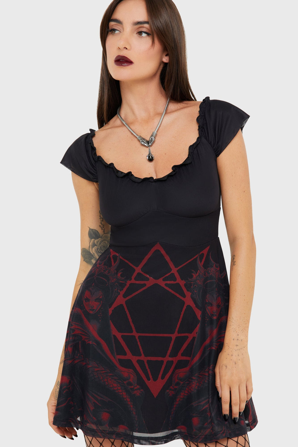 Atargatis Mini Dress Killstar / Womens