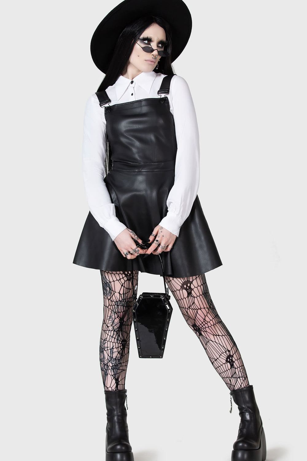Neve Pinafore Dress Killstar / Womens