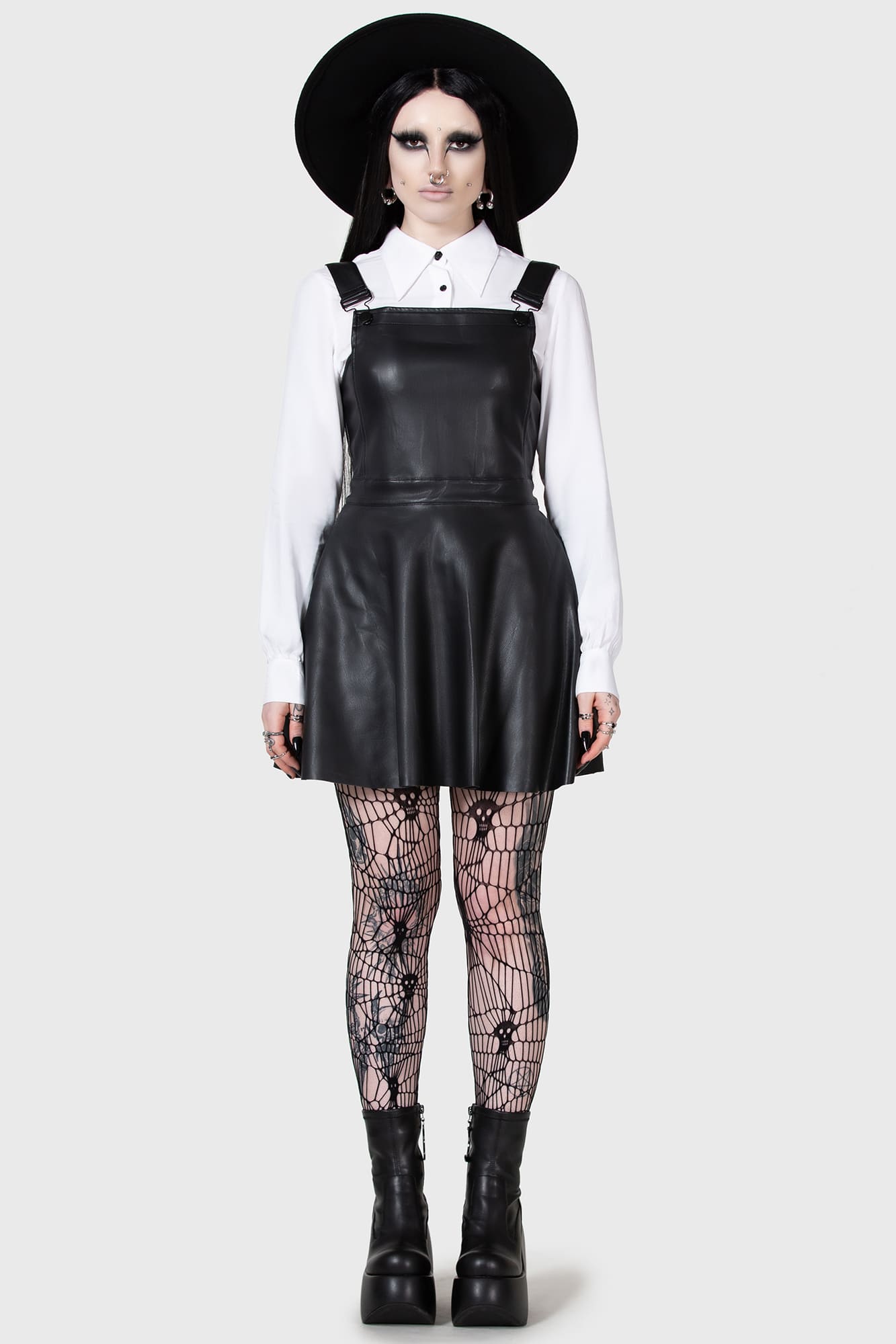 Neve Pinafore Dress Killstar / Womens