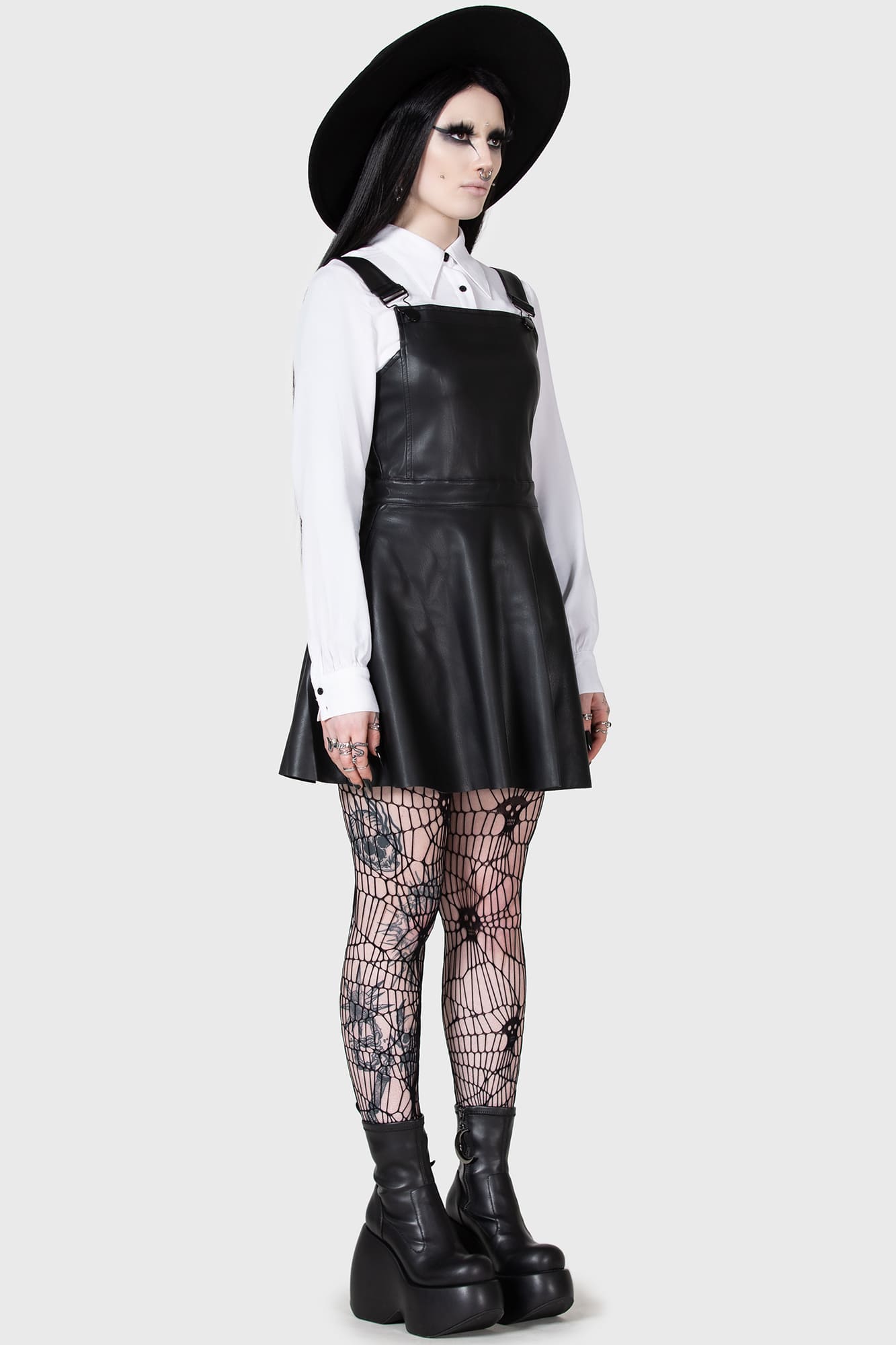 Neve Pinafore Dress Killstar / Womens