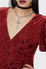 Crimson Bloodlust Maxi Dress Killstar / Womens