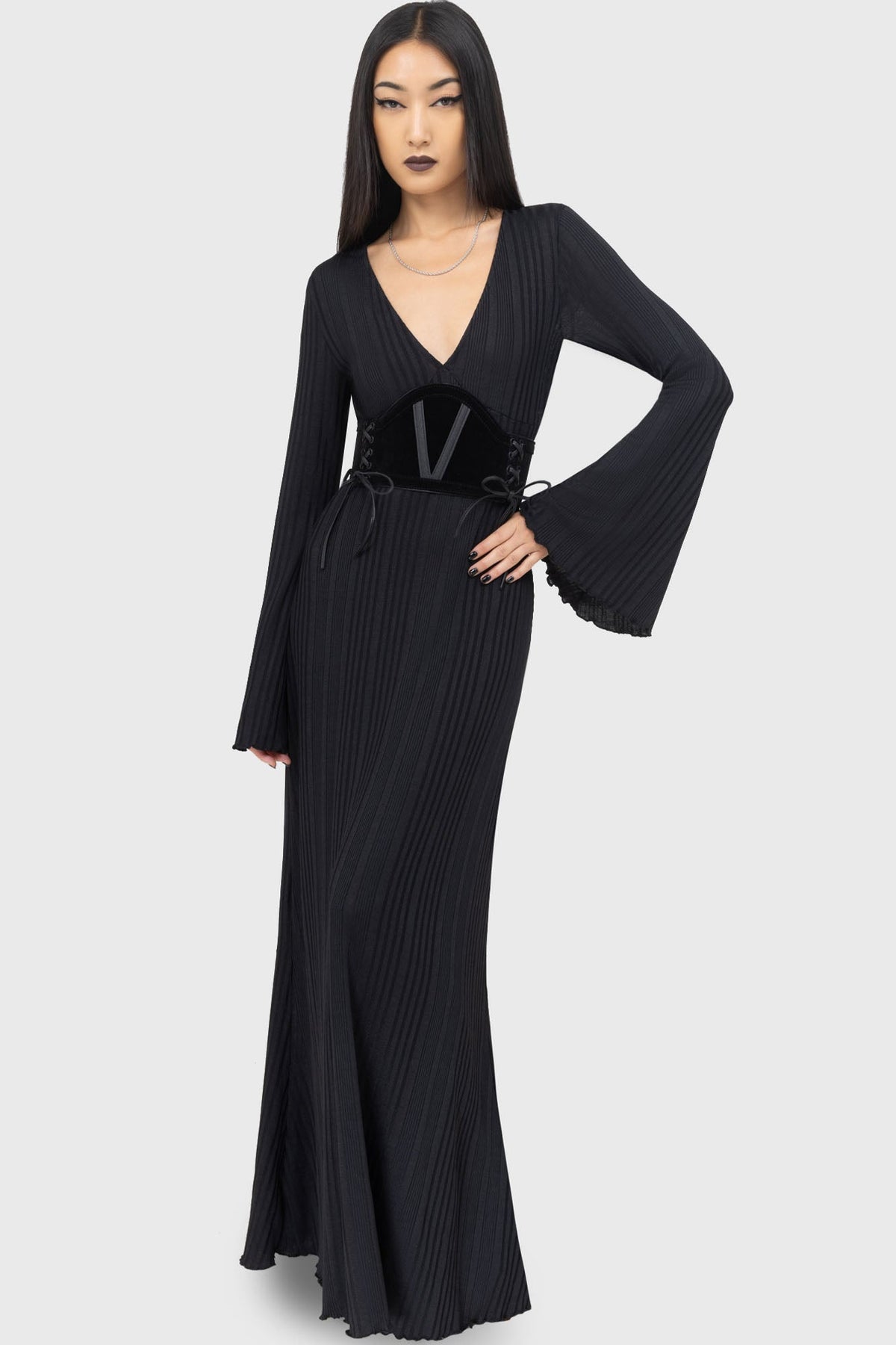 Endless Night Maxi Dress Killstar / Womens