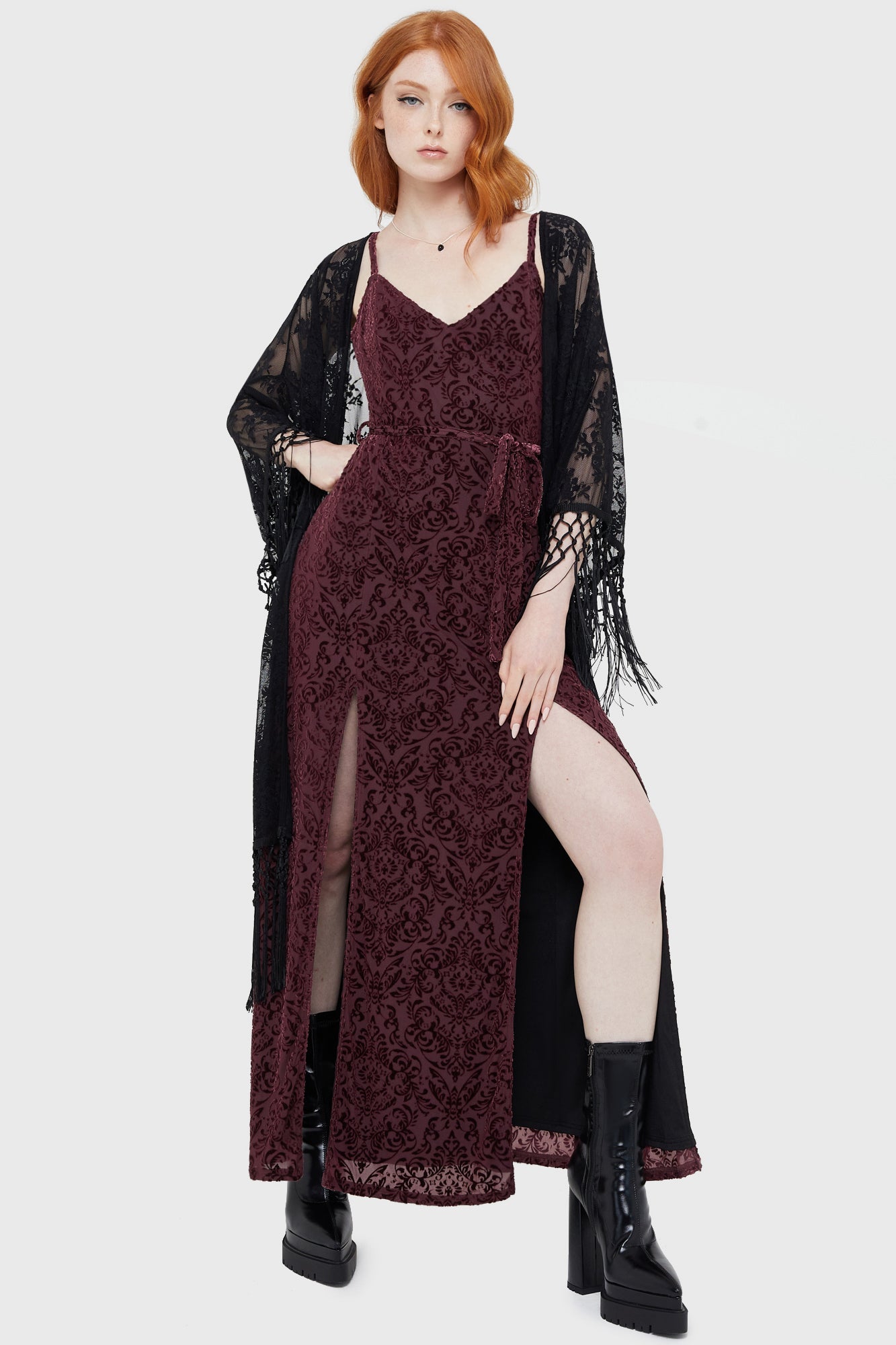 Blood Oak Maxi Dress Killstar / Womens