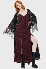 Blood Oak Maxi Dress Killstar / Womens