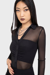 After The After Mesh Shirt Killstar / Womens