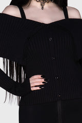 Shadow Empress Knit Top Killstar / Womens