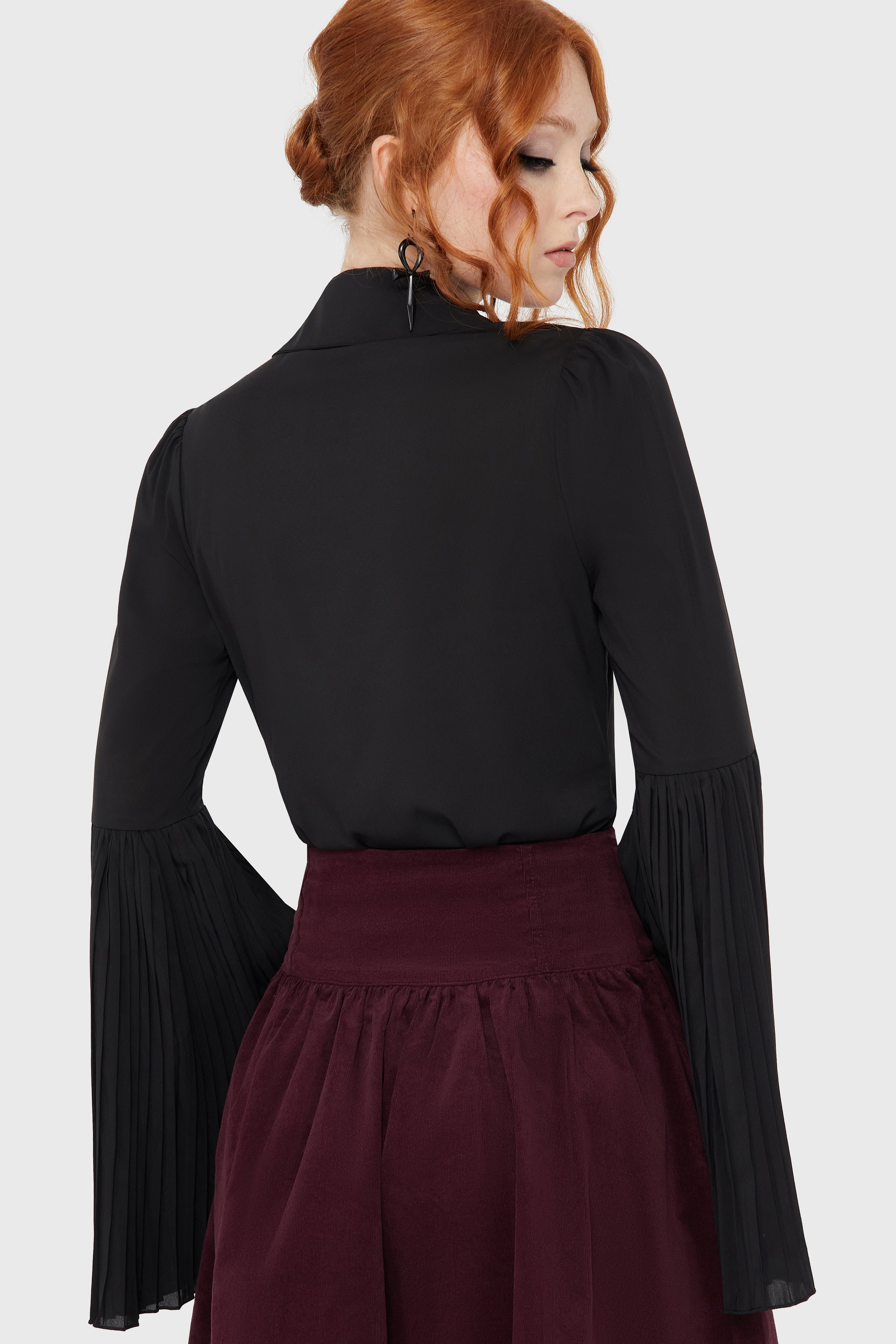 Alexandra's Mournng Shirt [Black] Killstar / Womens