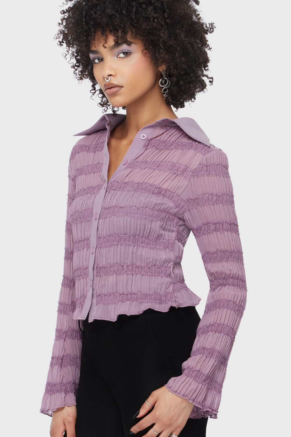 Fallen Light Top [Mauve] Killstar / Womens