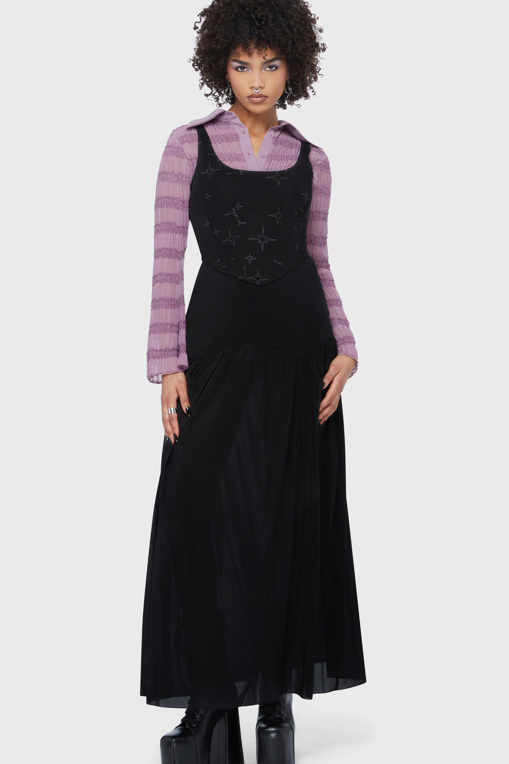 Fallen Light Top [Mauve] Killstar / Womens