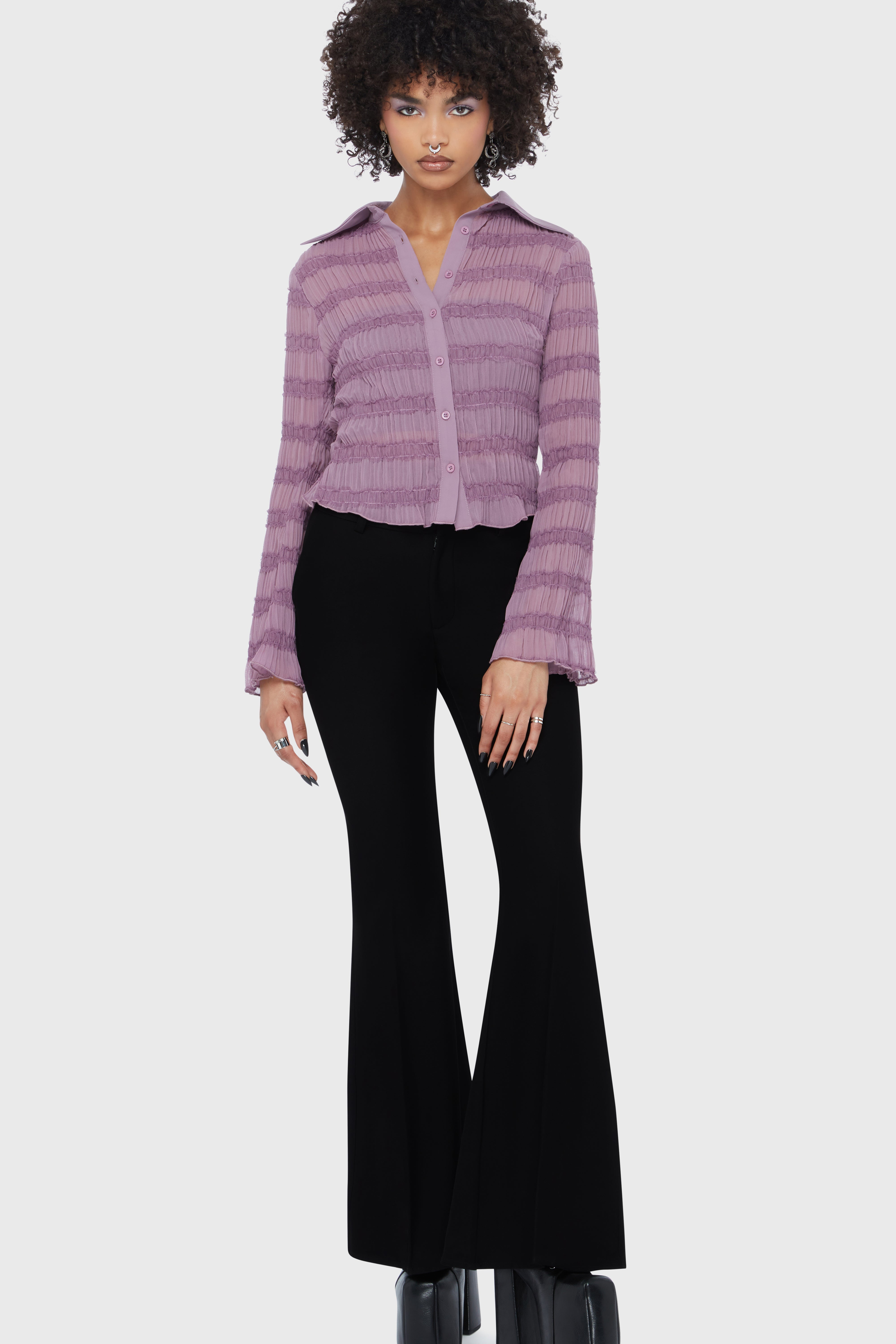 Fallen Light Top [Mauve] Killstar / Womens