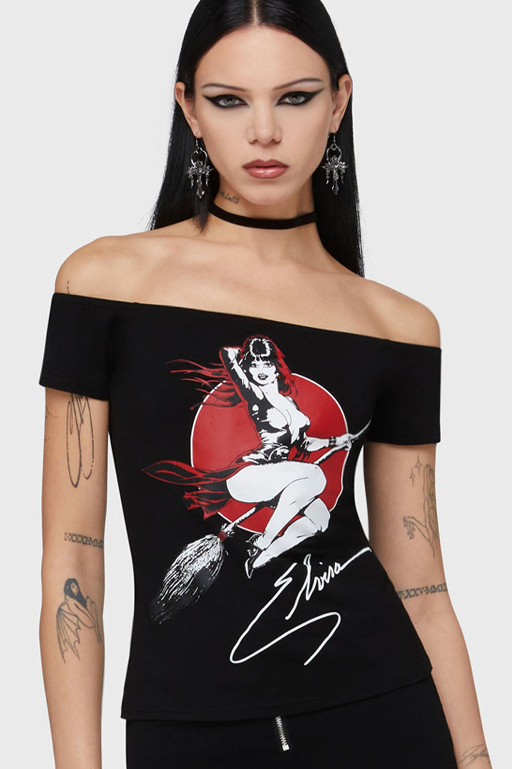 Moonstruck Bardot Top Killstar / Womens