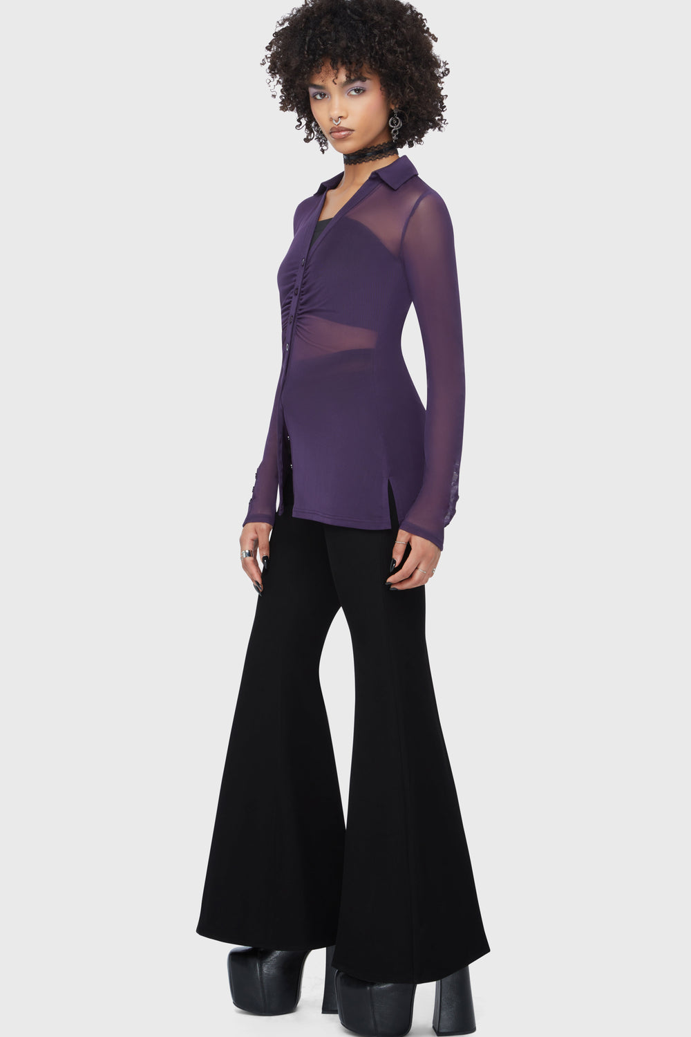 After The After Shirt [Purple] Killstar / Womens