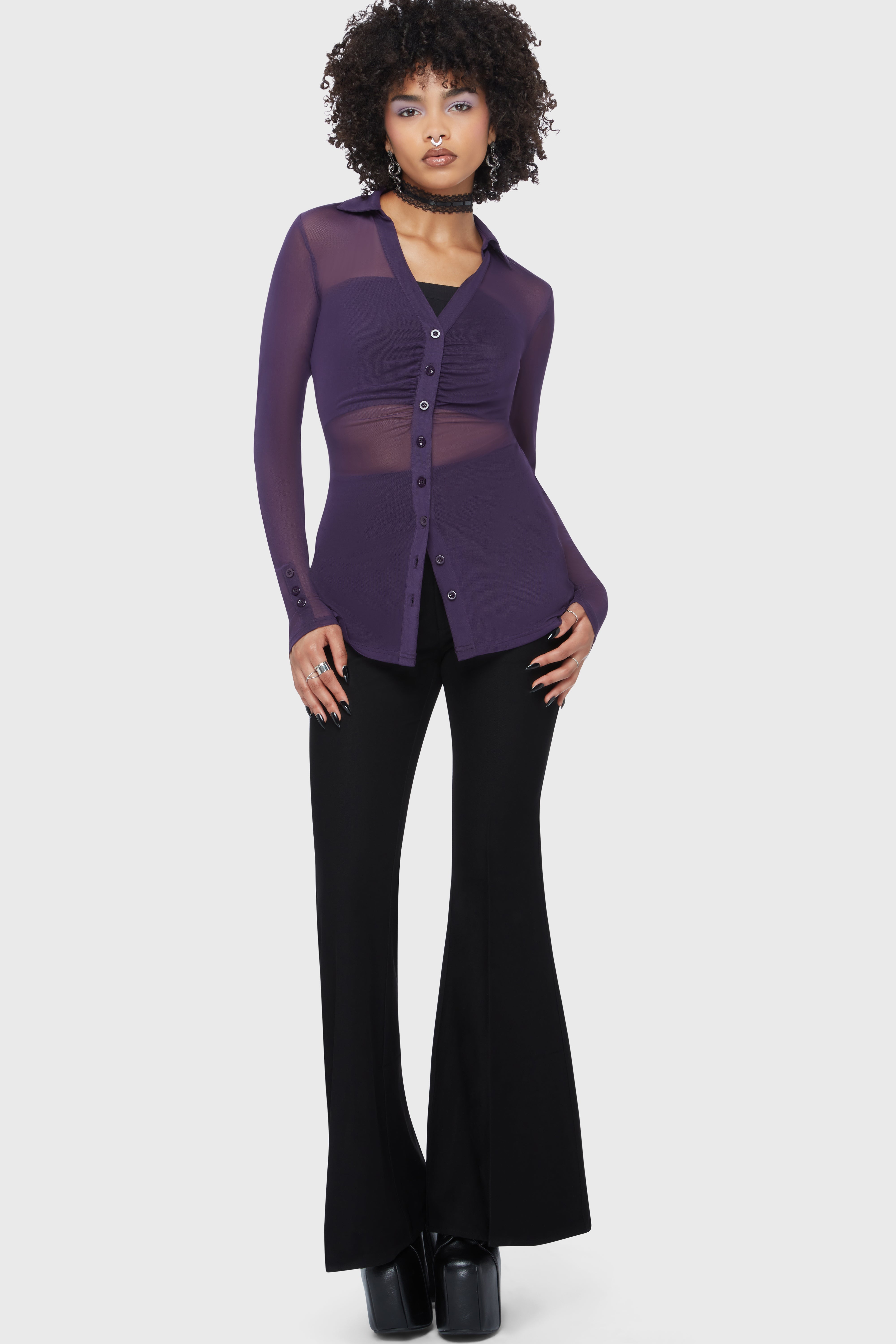 After The After Shirt [Purple] Killstar / Womens