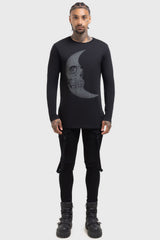 Lunar Crescent Long Sleeve Top Killstar / Womens