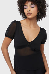 Fawnlight Top [Black] Killstar / Womens