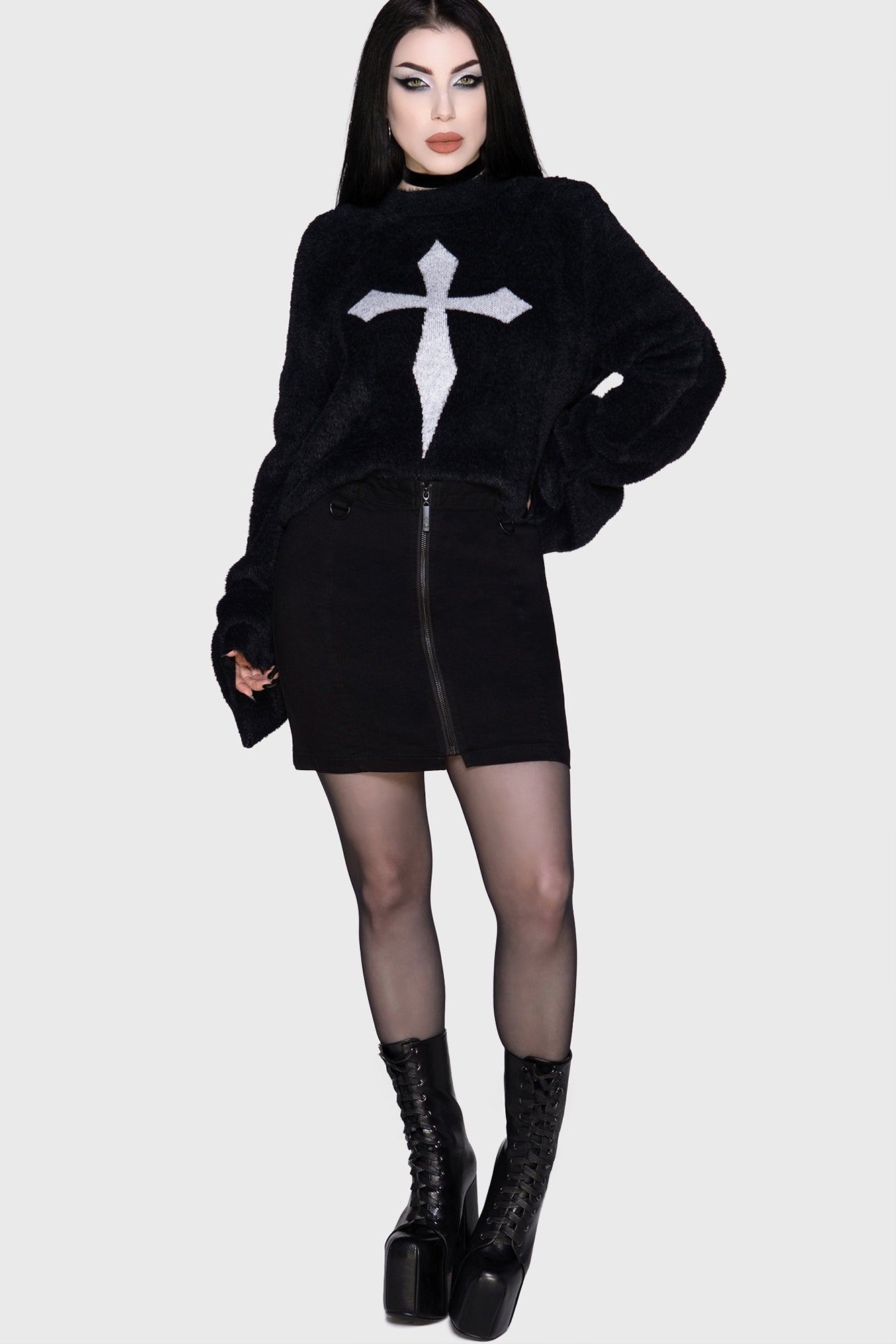 Lyra Bodycon Skirt Killstar / Womens