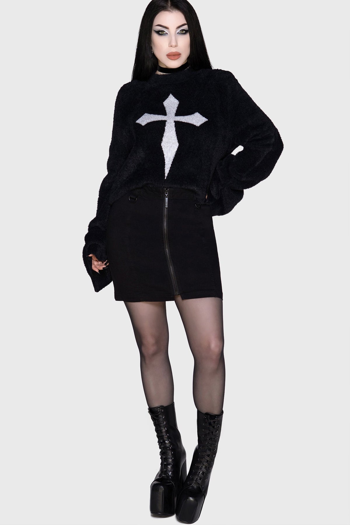Lyra Bodycon Skirt Killstar / Womens