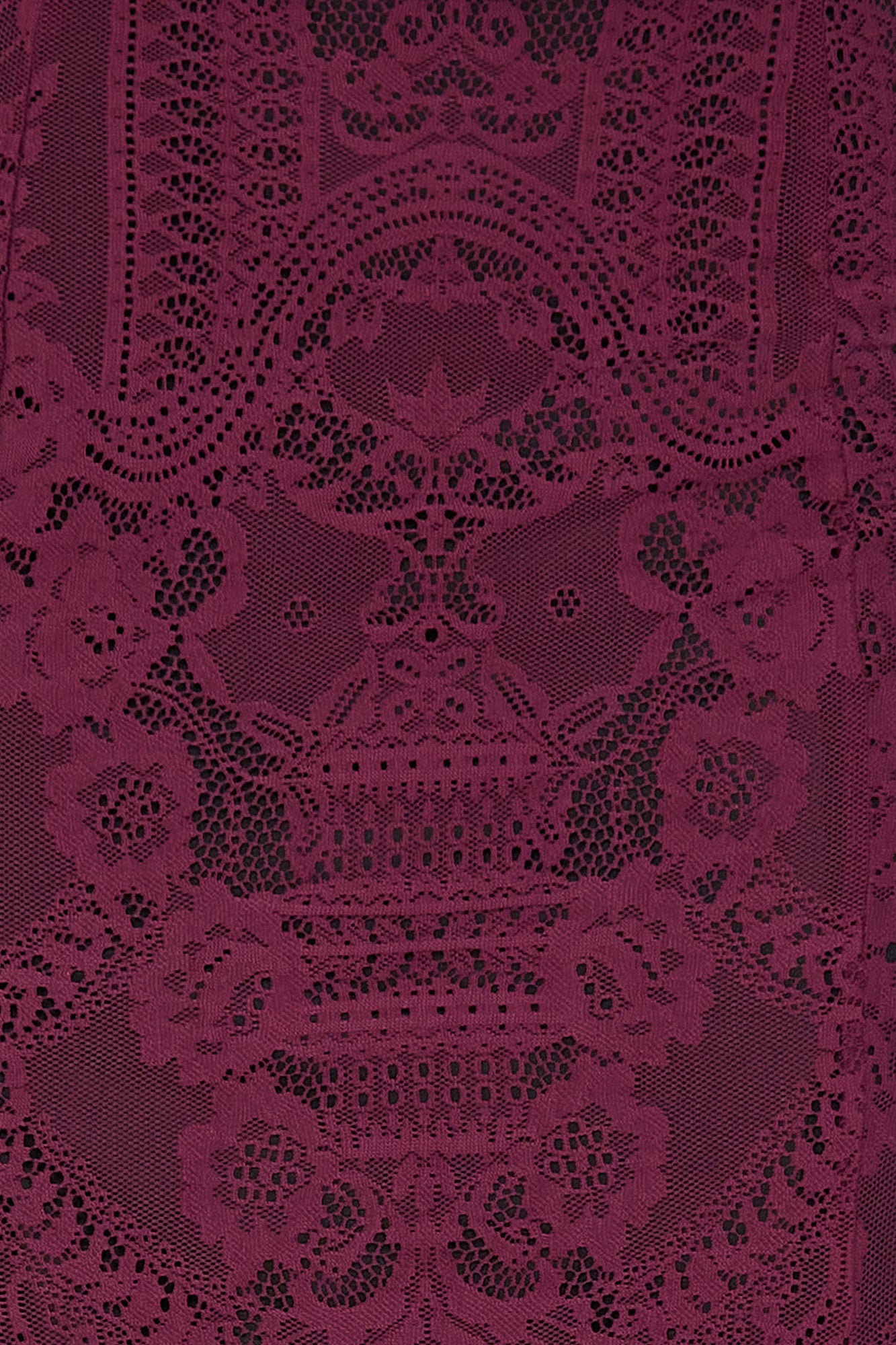 Belladonna Lace Maxi Skirt [Plum] Killstar / Womens