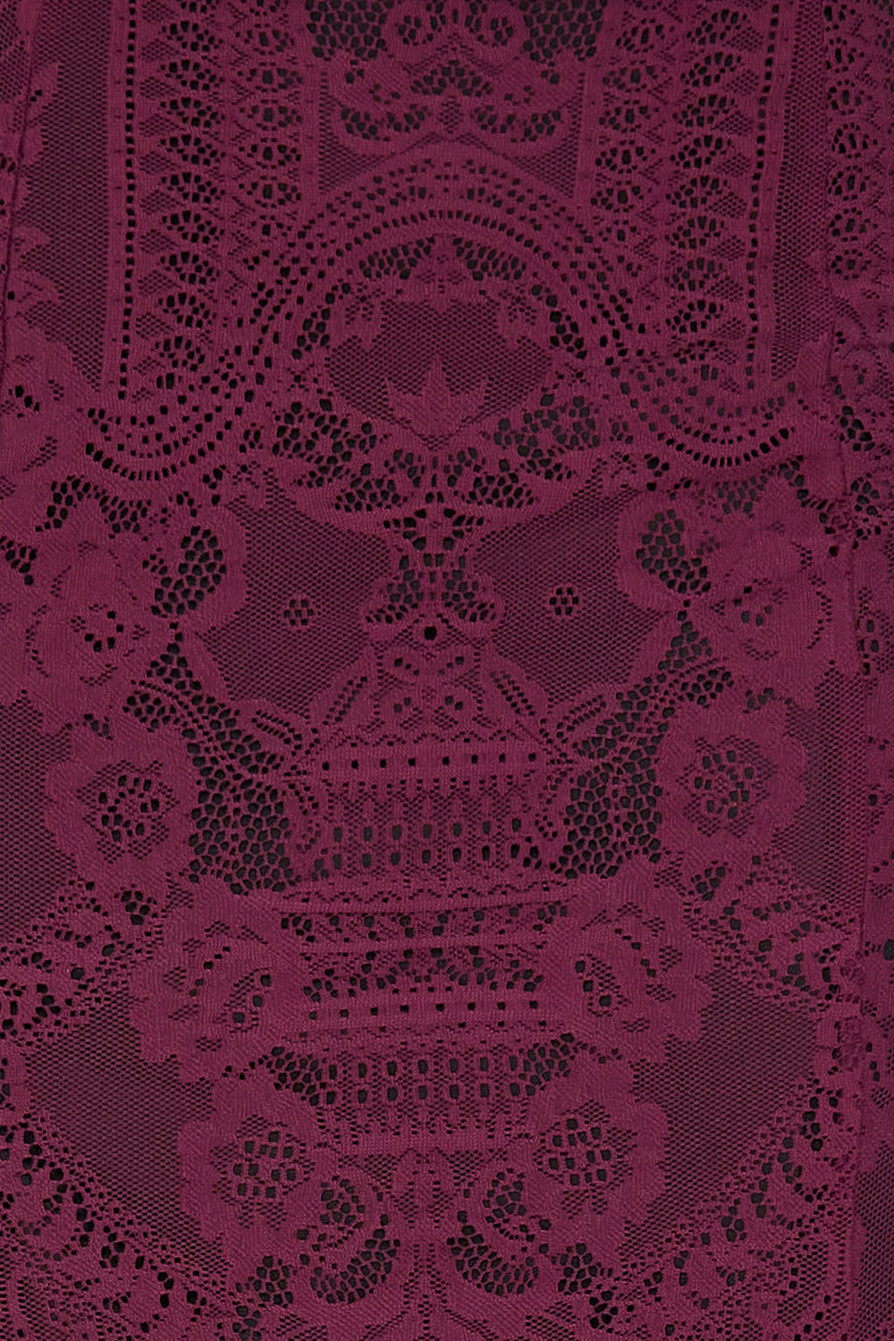 Belladonna Lace Maxi Skirt [Plum] Killstar / Womens