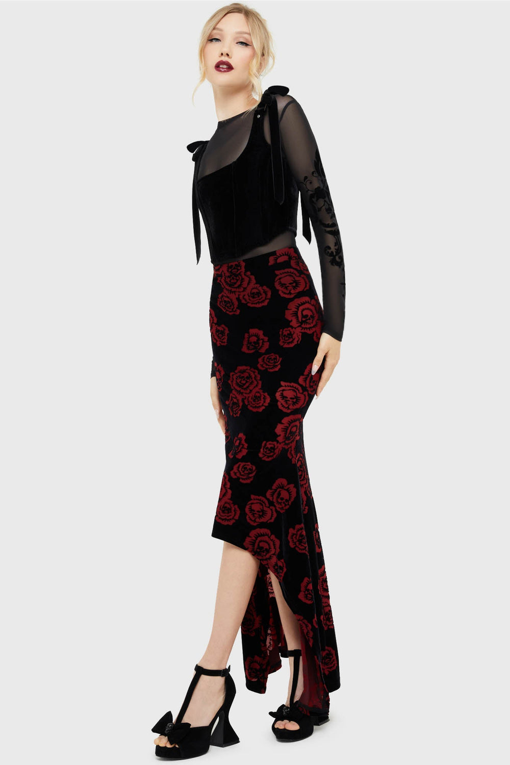 Pandora's Rose Maxi Skirt Killstar / Womens