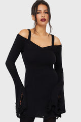 Night Widow Mini Dress Killstar / Womens