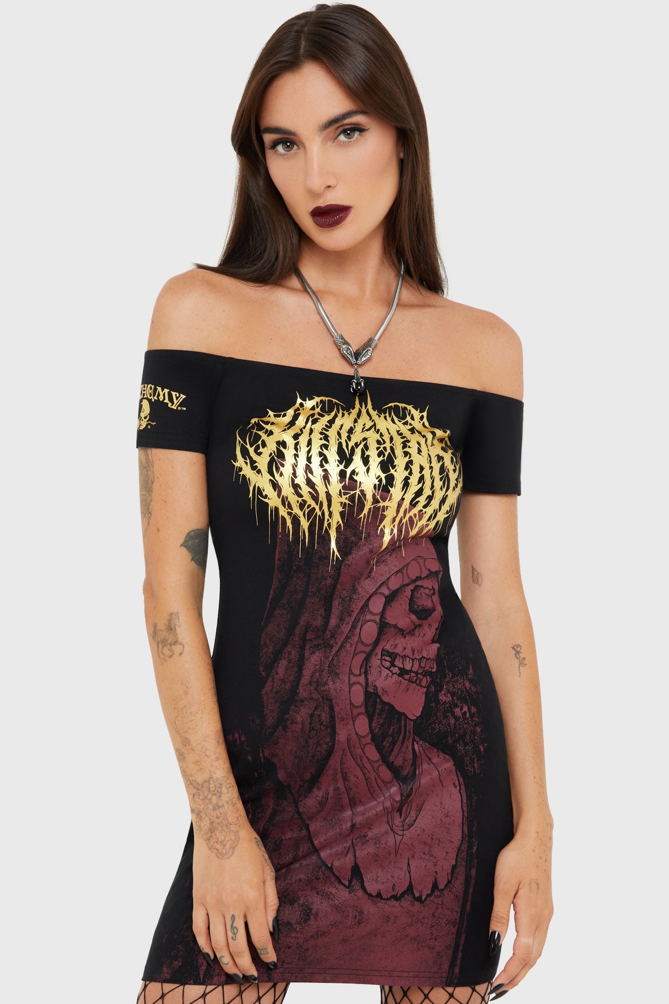 Arcane Rituals Mini Dress Killstar / Womens