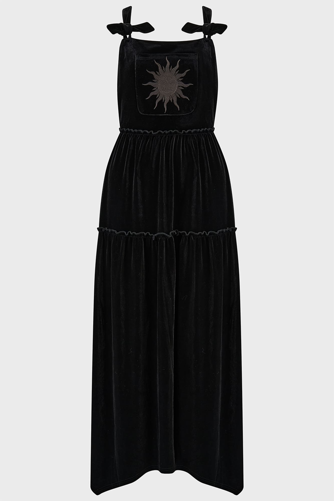 Ascended Maxi Pinafore Dress Killstar / Womens