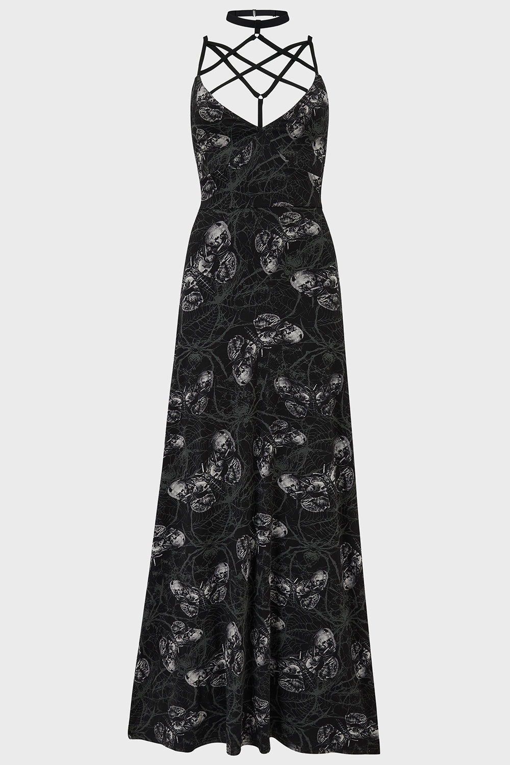 Spidrasica's Web Maxi Dress Killstar / Womens