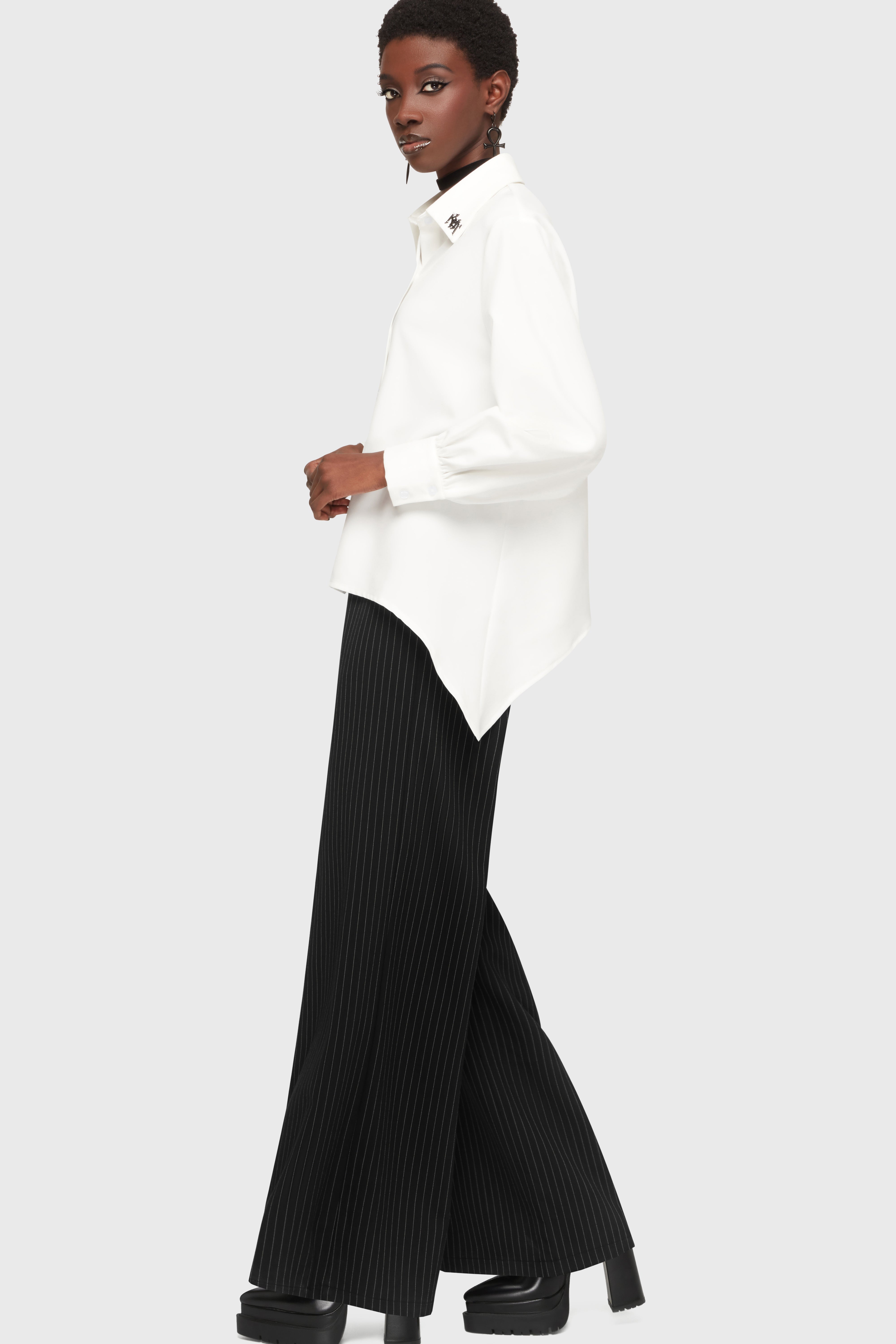 Eriska Shirt [White] Killstar / Womens