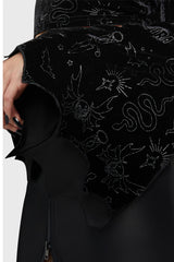 Yours Cruelly Bat Sleeve Top Killstar / Womens
