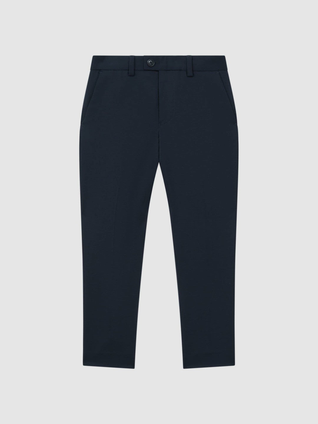 Reiss 3-9 yrs Wool Blend Adjustable Trousers in Navy