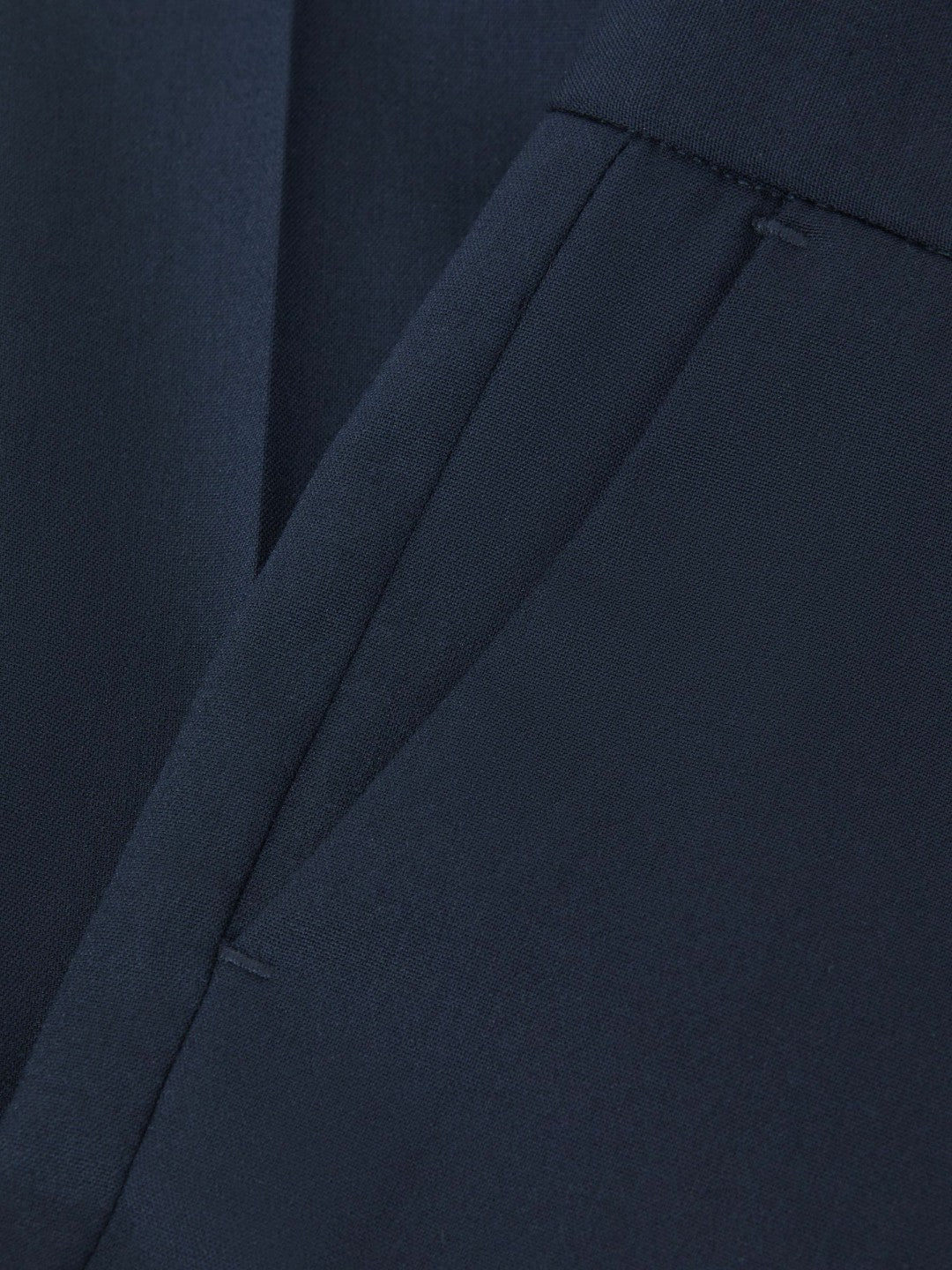 Reiss 3-9 yrs Wool Blend Adjustable Trousers in Navy