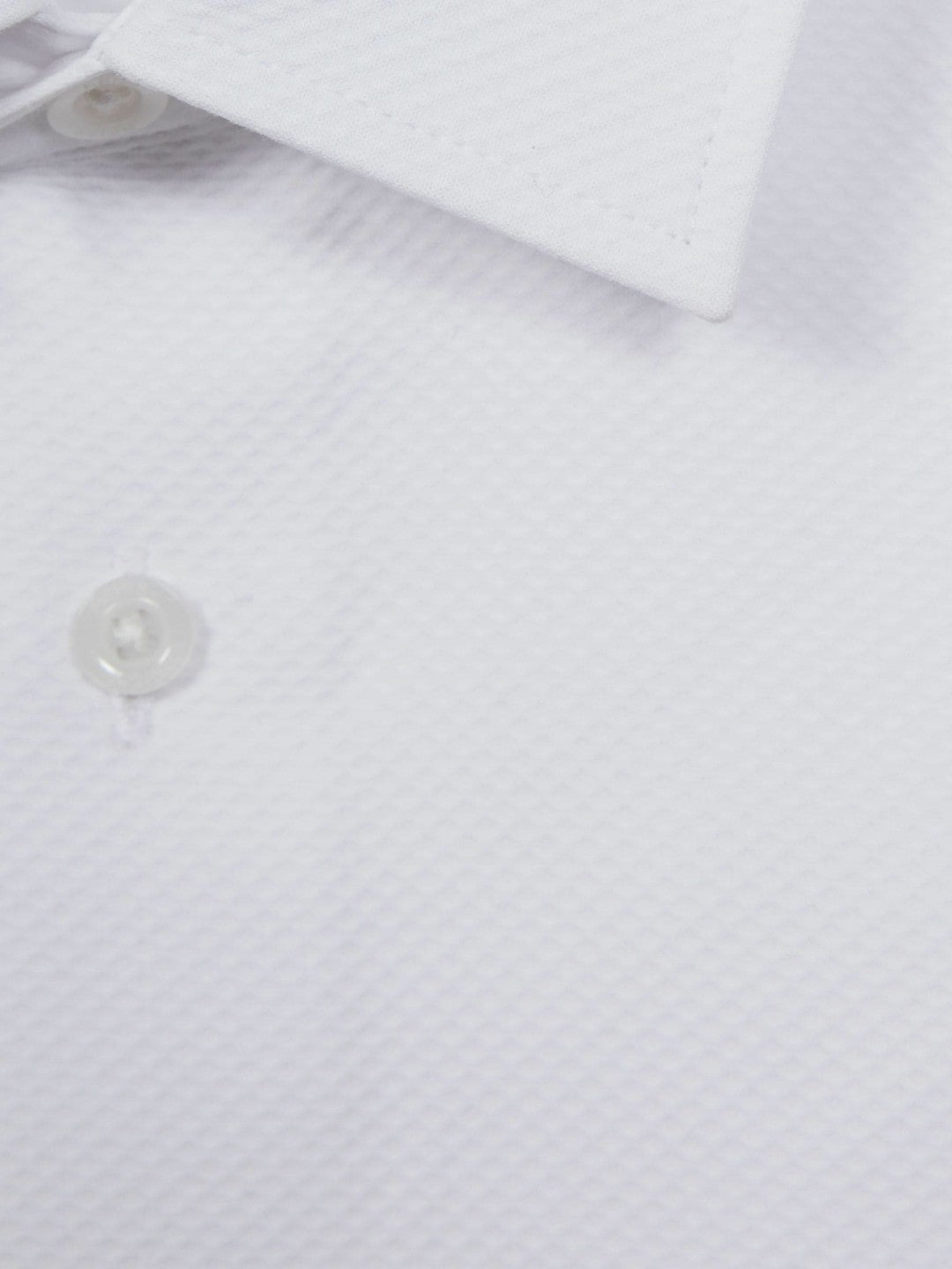 Reiss 9-14 yrs Slim Fit Textured Bib Dinner Shirt in White