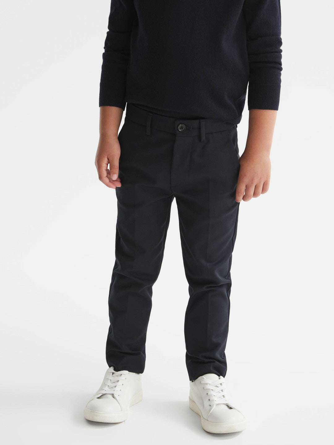 Reiss 9-14 yrs Slim Fit Chinos in Navy