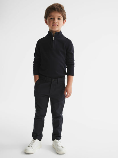 Reiss 9-14 yrs Slim Fit Chinos in Navy
